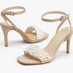 Bridal pearl heels - Never worn
